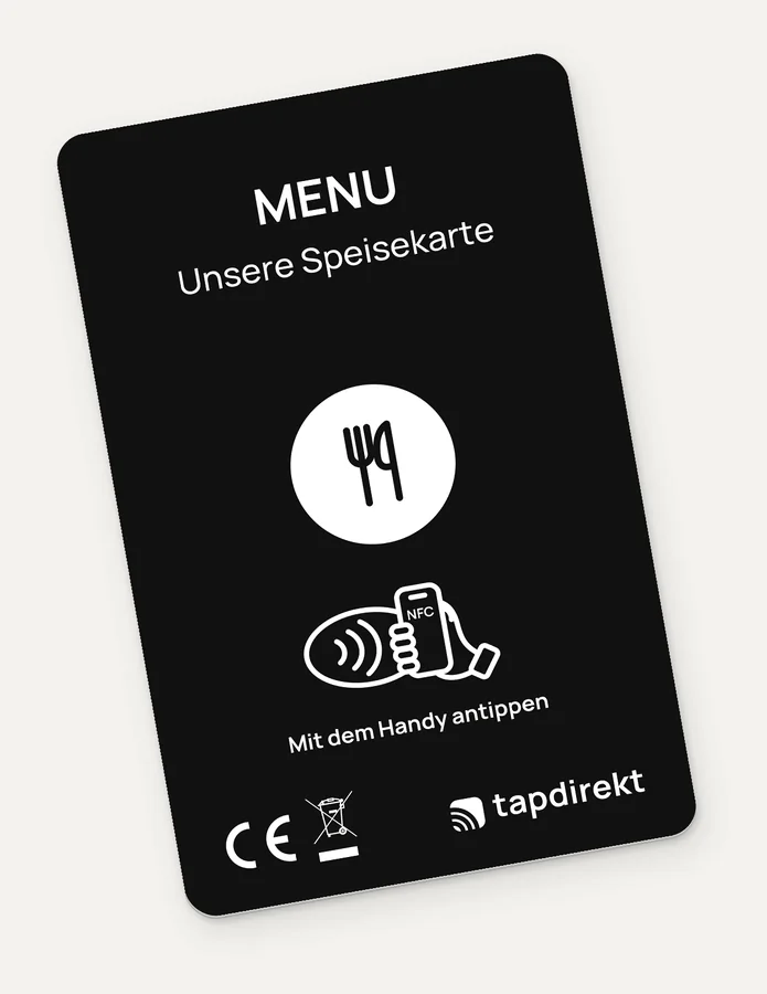 Speisekarte, Karte