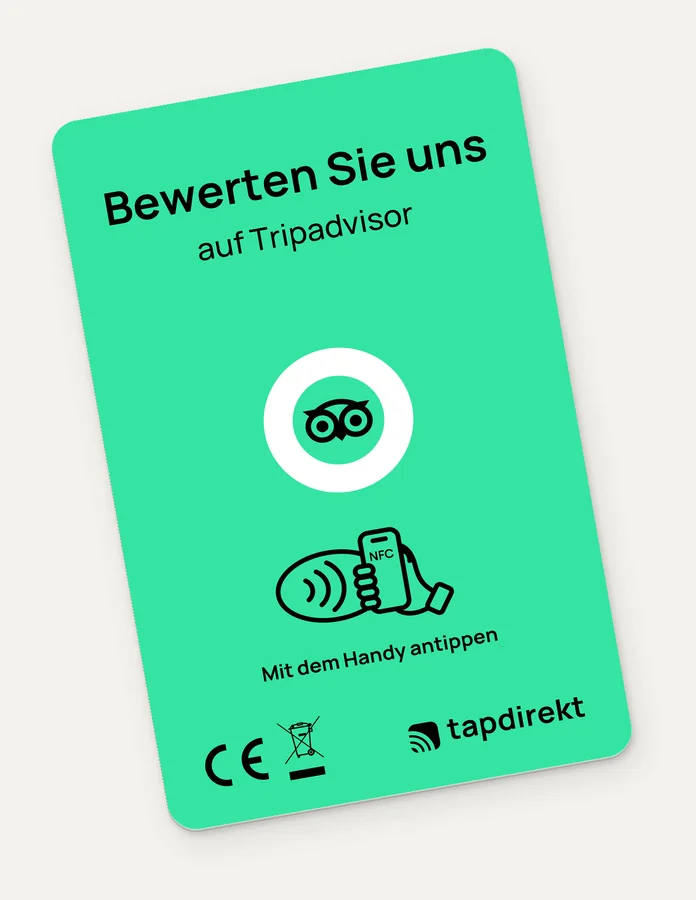 Tripadvisor-Bewertung, Karte