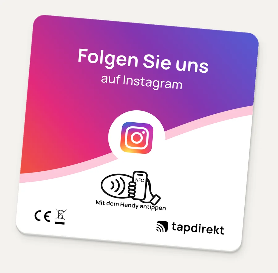 Instagram, Schild